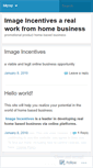 Mobile Screenshot of imageincentives.wordpress.com
