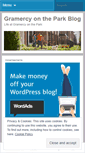 Mobile Screenshot of gramercyontheparkblog.wordpress.com