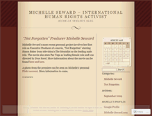 Tablet Screenshot of michelleseward.wordpress.com