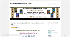 Desktop Screenshot of hazelmoonshawaiiantarot.wordpress.com