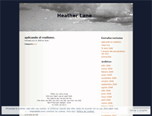 Tablet Screenshot of heatherlane.wordpress.com