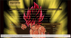 Desktop Screenshot of dragonballwar.wordpress.com