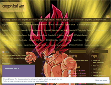 Tablet Screenshot of dragonballwar.wordpress.com