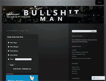 Tablet Screenshot of bullshitman1.wordpress.com