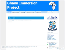 Tablet Screenshot of ghanaimmersion2010.wordpress.com