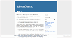 Desktop Screenshot of discoveringthepurpose.wordpress.com