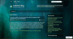 Desktop Screenshot of anferba.wordpress.com