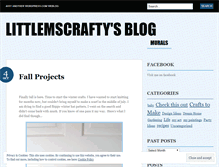 Tablet Screenshot of littlemscrafty.wordpress.com