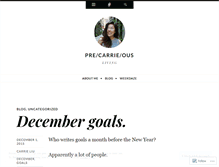Tablet Screenshot of careliu.wordpress.com