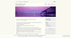 Desktop Screenshot of galatians110.wordpress.com