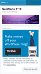 Mobile Screenshot of galatians110.wordpress.com