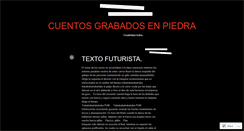 Desktop Screenshot of cuentosgrabadosenpiedra.wordpress.com