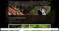 Desktop Screenshot of krabiwedding.wordpress.com