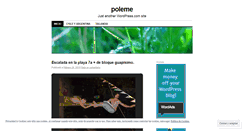 Desktop Screenshot of poleme.wordpress.com