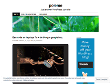 Tablet Screenshot of poleme.wordpress.com