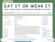 Tablet Screenshot of eatitorwearit.wordpress.com