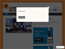 Tablet Screenshot of controldetransito.wordpress.com