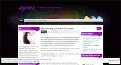 Desktop Screenshot of msfttaz.wordpress.com