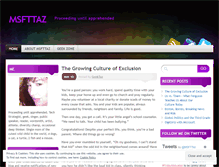 Tablet Screenshot of msfttaz.wordpress.com