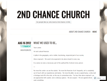 Tablet Screenshot of 2ndchancedsm.wordpress.com