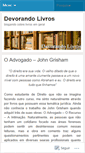 Mobile Screenshot of devorandolivros.wordpress.com