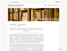 Tablet Screenshot of devorandolivros.wordpress.com