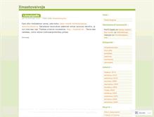 Tablet Screenshot of ilmastovaivoja.wordpress.com