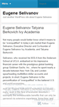 Mobile Screenshot of eugeneselivanov.wordpress.com