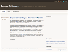 Tablet Screenshot of eugeneselivanov.wordpress.com