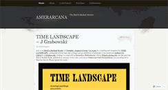 Desktop Screenshot of amerarcana.wordpress.com