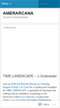 Mobile Screenshot of amerarcana.wordpress.com
