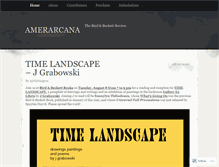 Tablet Screenshot of amerarcana.wordpress.com