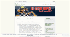 Desktop Screenshot of elgatolopez.wordpress.com