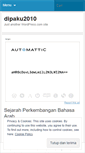 Mobile Screenshot of dipaku2010.wordpress.com