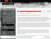 Tablet Screenshot of dipaku2010.wordpress.com