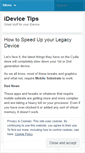 Mobile Screenshot of idevicetips.wordpress.com
