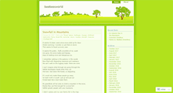 Desktop Screenshot of beebeesworld.wordpress.com