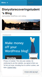 Mobile Screenshot of diaryofarecoveringstudent.wordpress.com