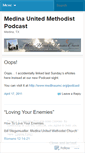 Mobile Screenshot of medinaumcpodcasts.wordpress.com