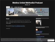 Tablet Screenshot of medinaumcpodcasts.wordpress.com