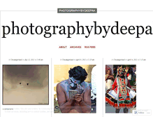 Tablet Screenshot of photographybydeepak.wordpress.com