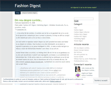 Tablet Screenshot of fashiondigest.wordpress.com