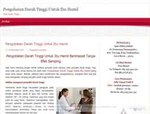 Tablet Screenshot of pengobatandarahtinggiuntukibuhamil.wordpress.com