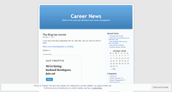 Desktop Screenshot of careernews.wordpress.com