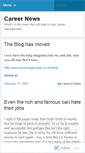 Mobile Screenshot of careernews.wordpress.com