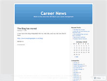 Tablet Screenshot of careernews.wordpress.com