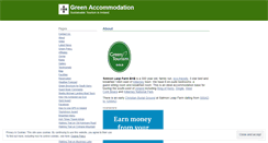 Desktop Screenshot of greenaccommodation.wordpress.com