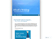 Tablet Screenshot of df118.wordpress.com