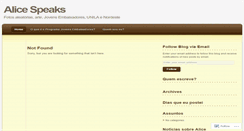 Desktop Screenshot of alicenicolau.wordpress.com