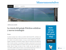 Tablet Screenshot of blancamontalvo.wordpress.com